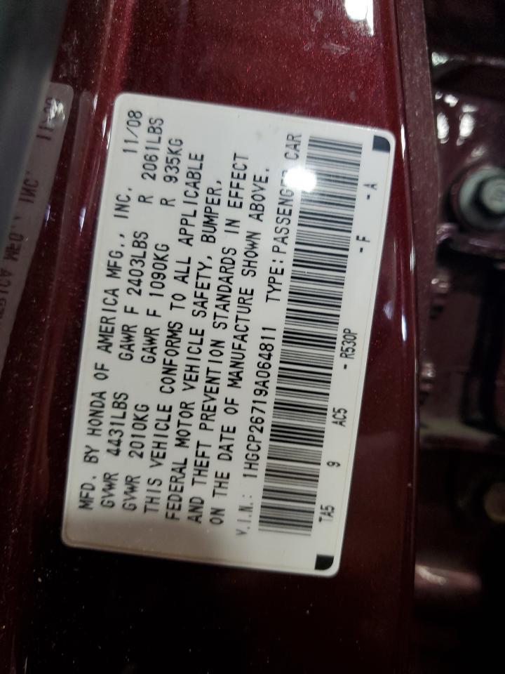 2009 HONDA ACCORD