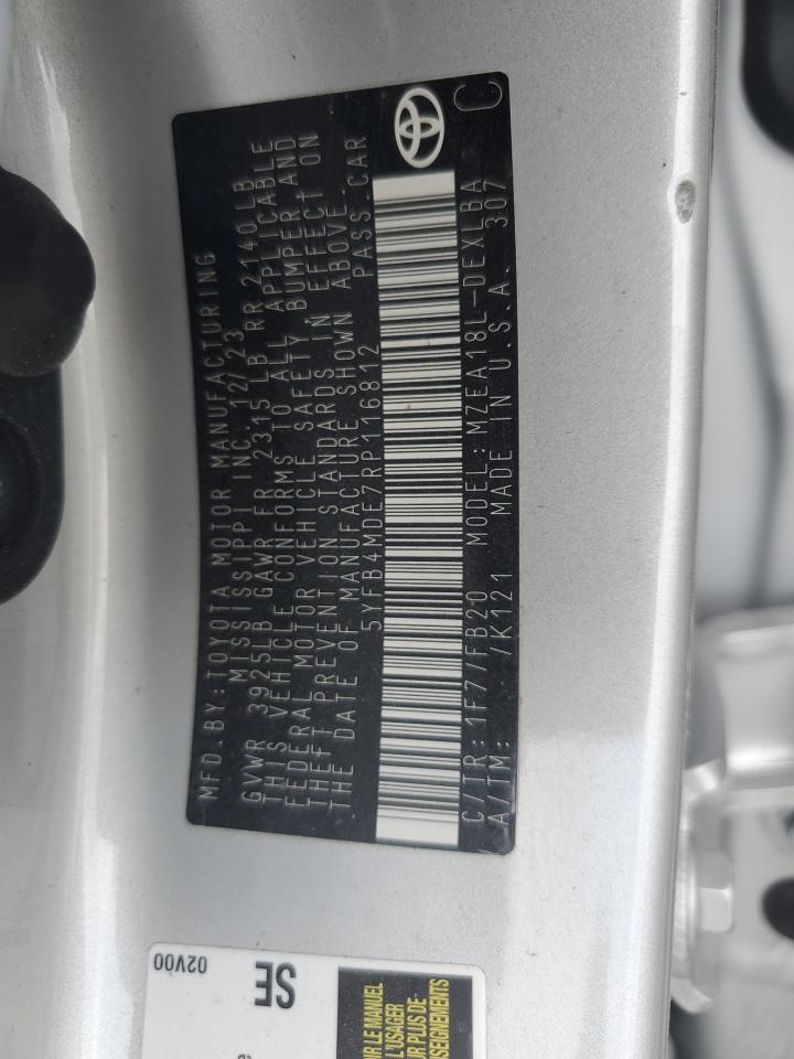 2024 TOYOTA COROLLA