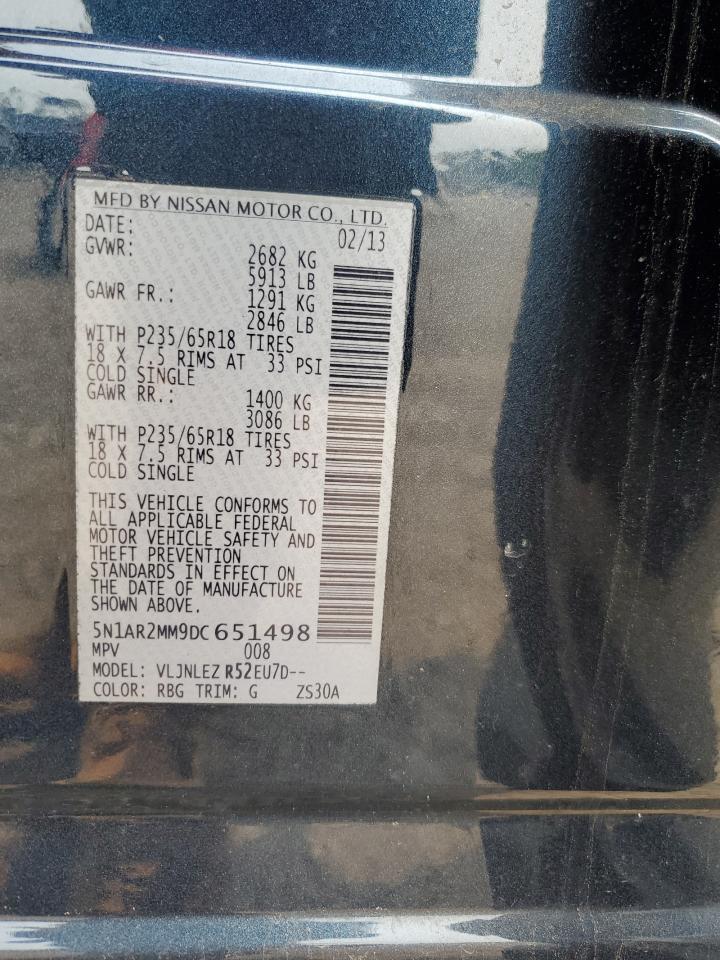 2013 NISSAN PATHFINDER
