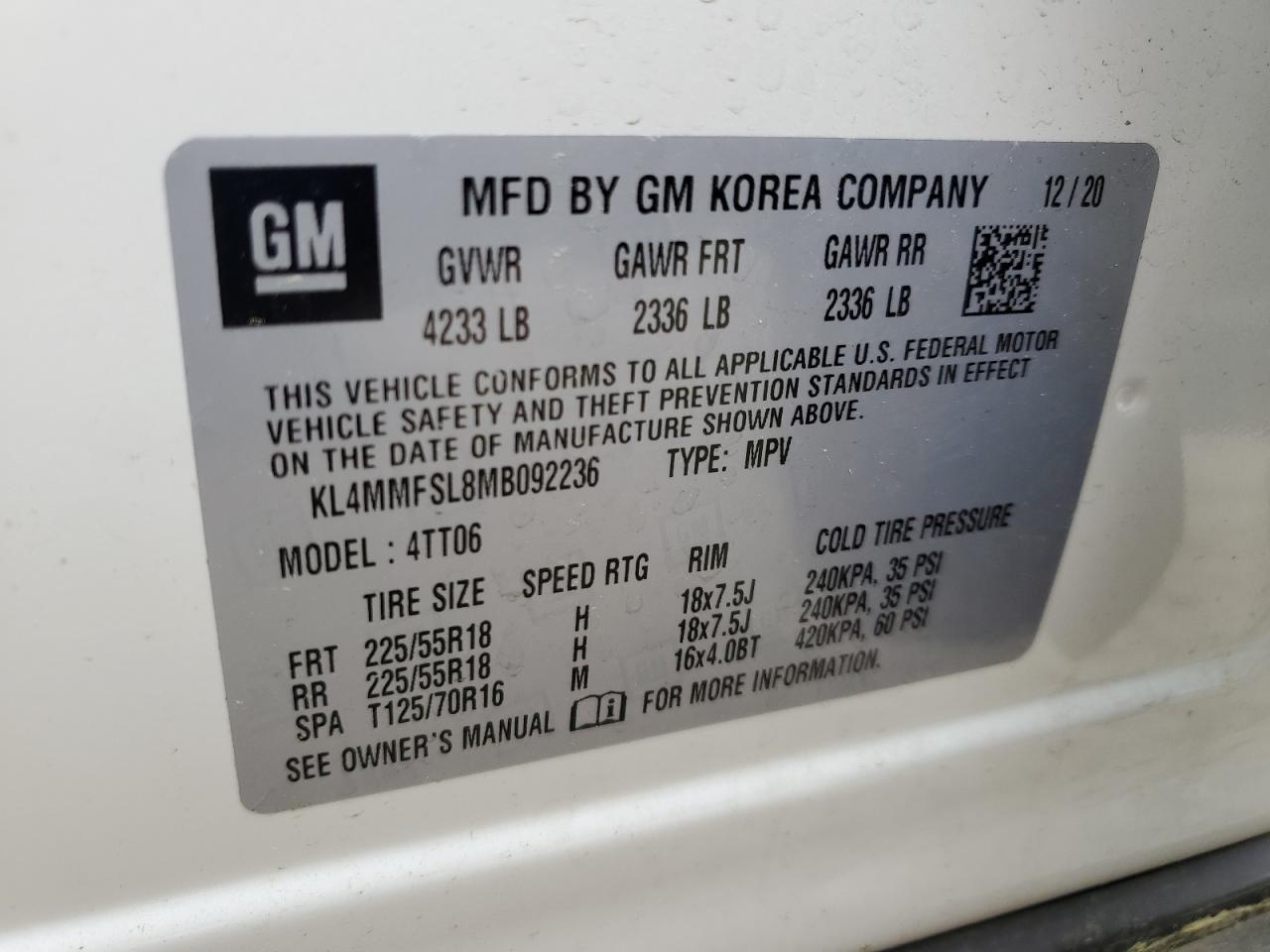 2021 BUICK Encore GX