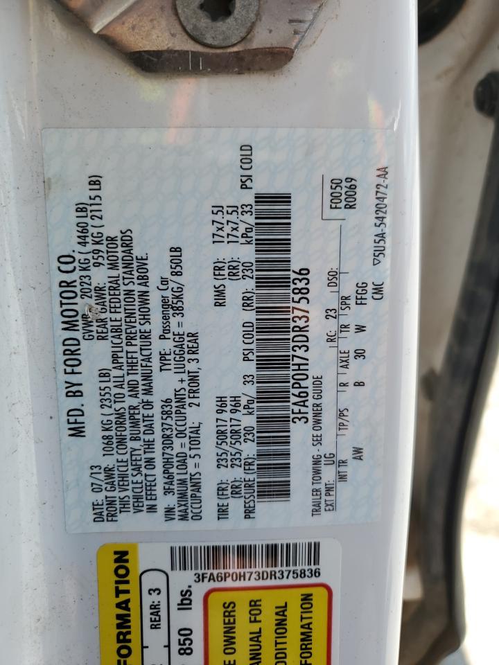 2013 FORD FUSION