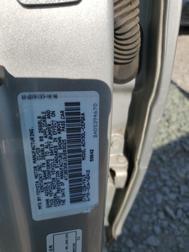 2003 TOYOTA CAMRY