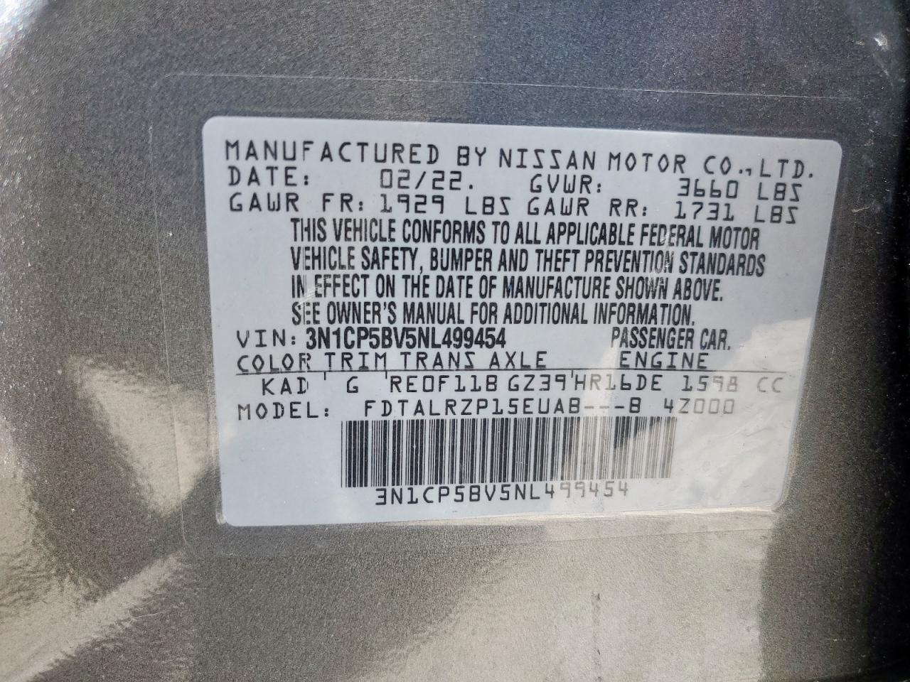 2022 NISSAN KICKS