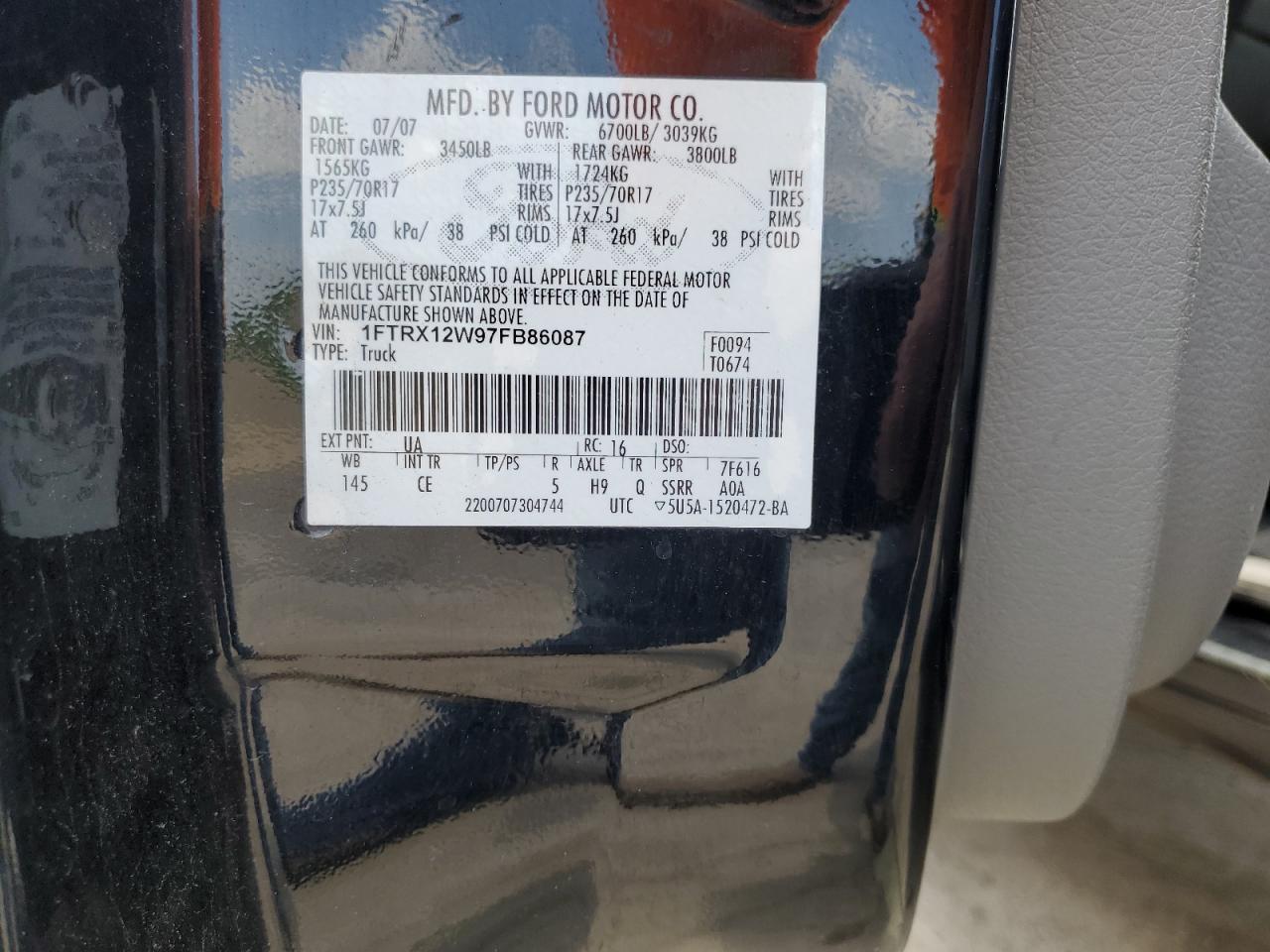 2007 FORD F-150