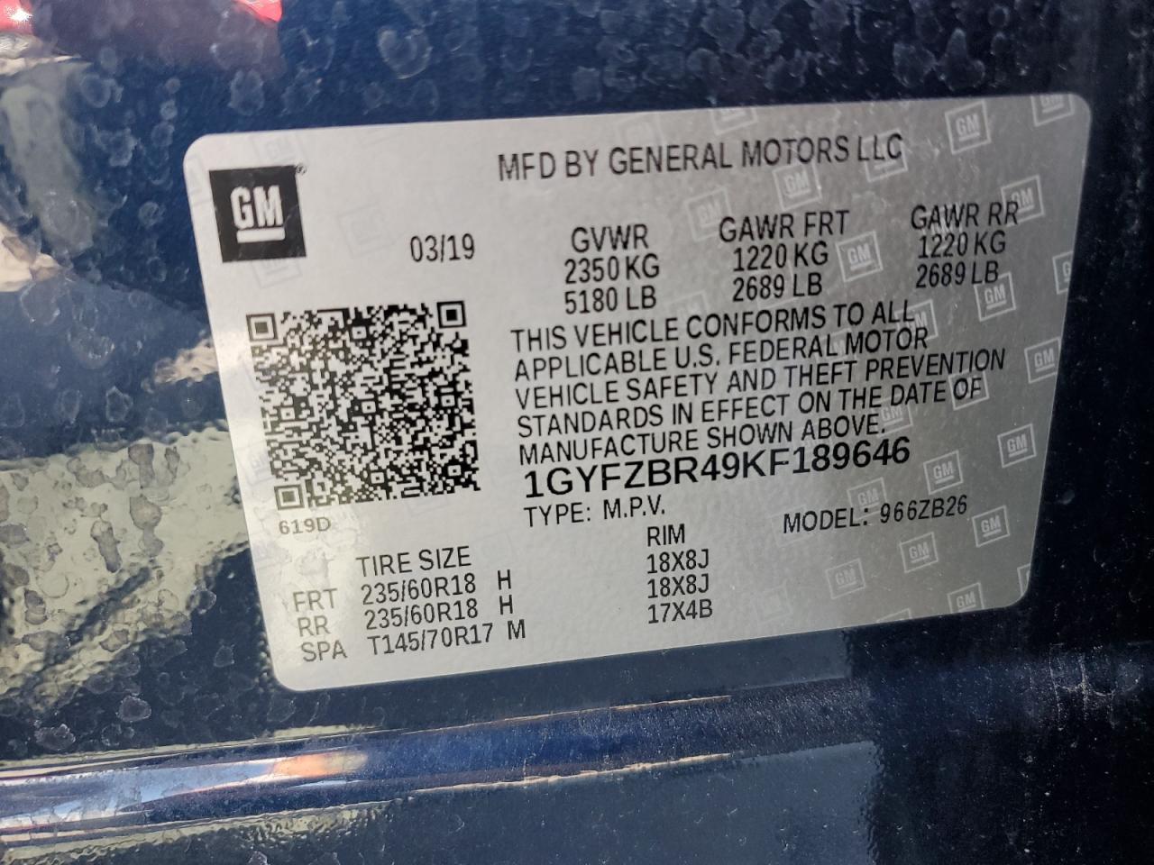 2019 CADILLAC XT4