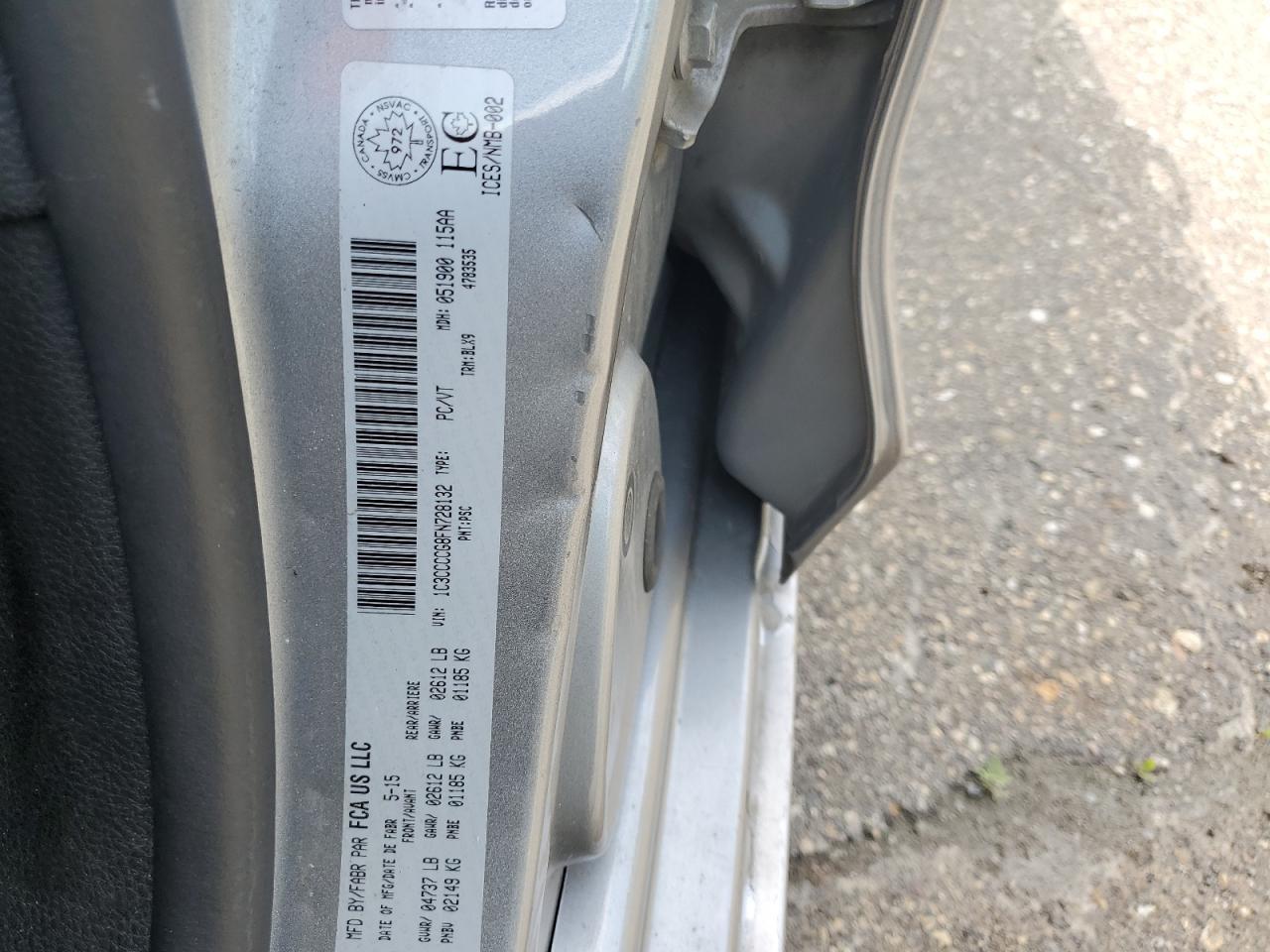 2015 CHRYSLER 200