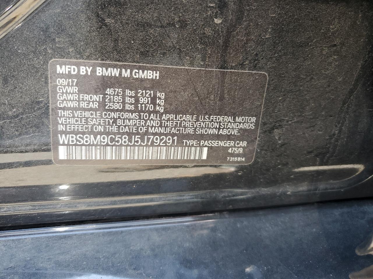 2018 BMW M3