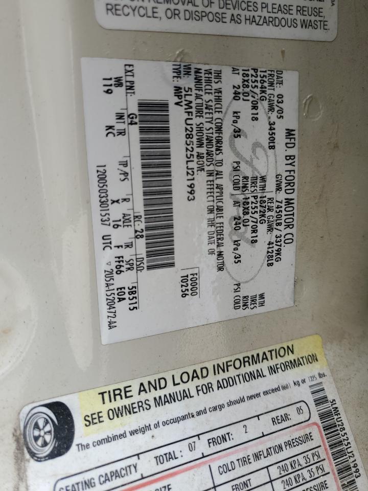 2005 LINCOLN Navigator
