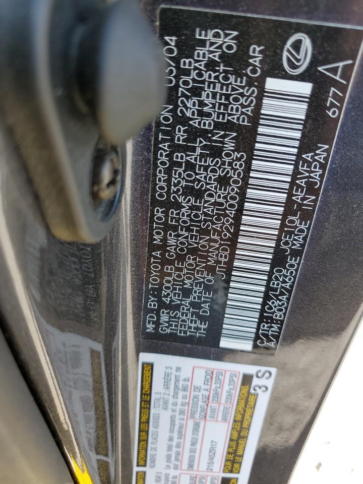 2004 LEXUS IS 300
