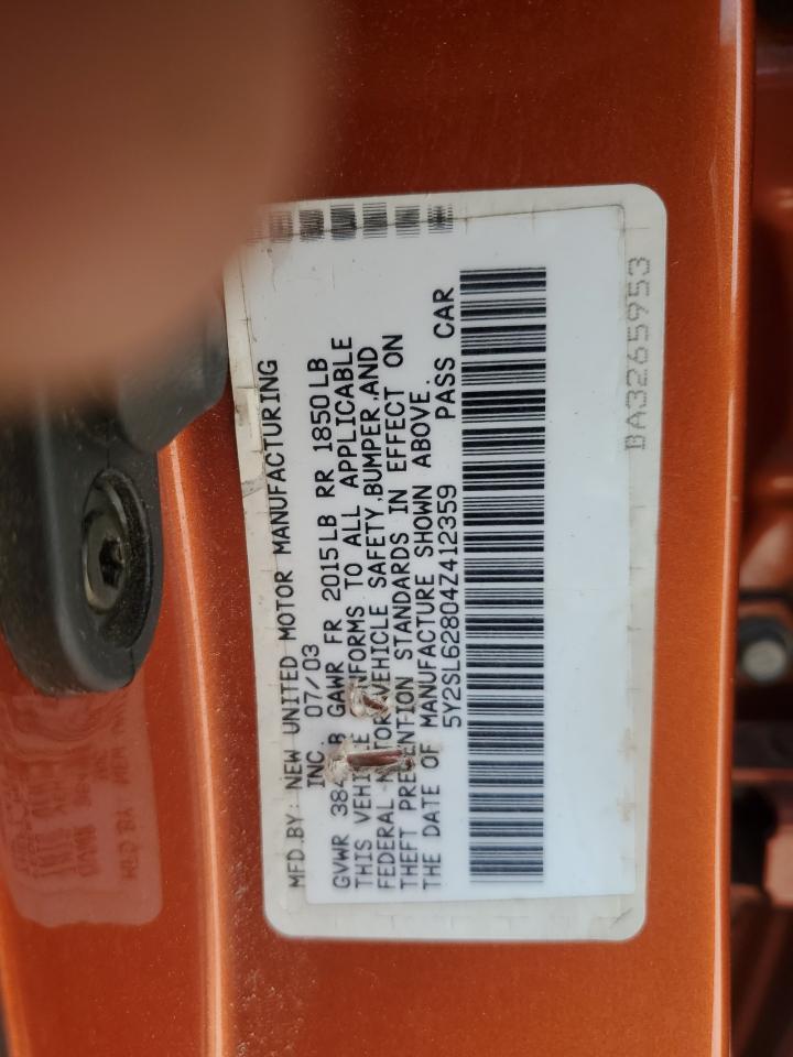 2004 PONTIAC VIBE