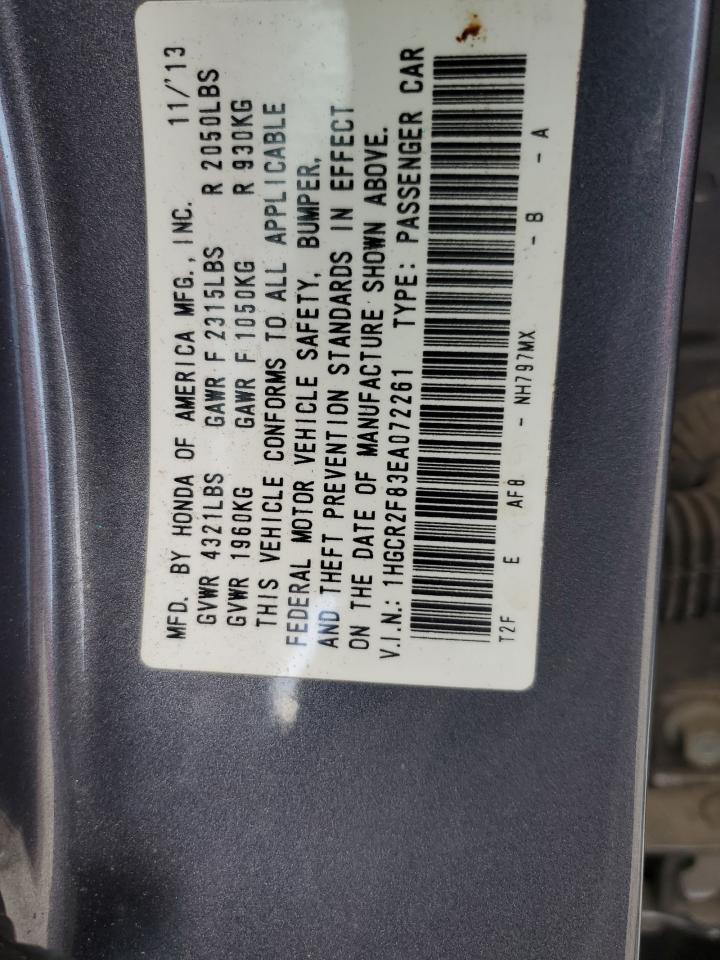 2014 HONDA ACCORD