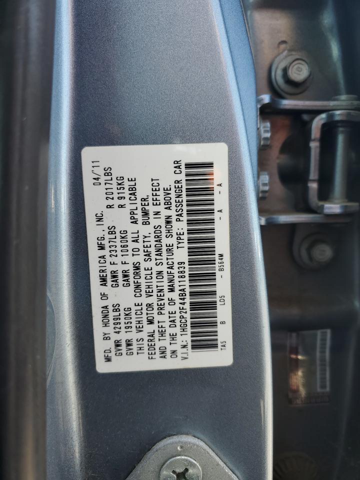 2011 HONDA ACCORD