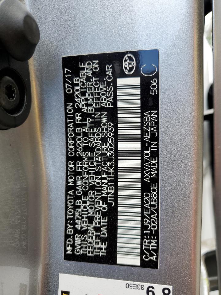 2018 TOYOTA CAMRY