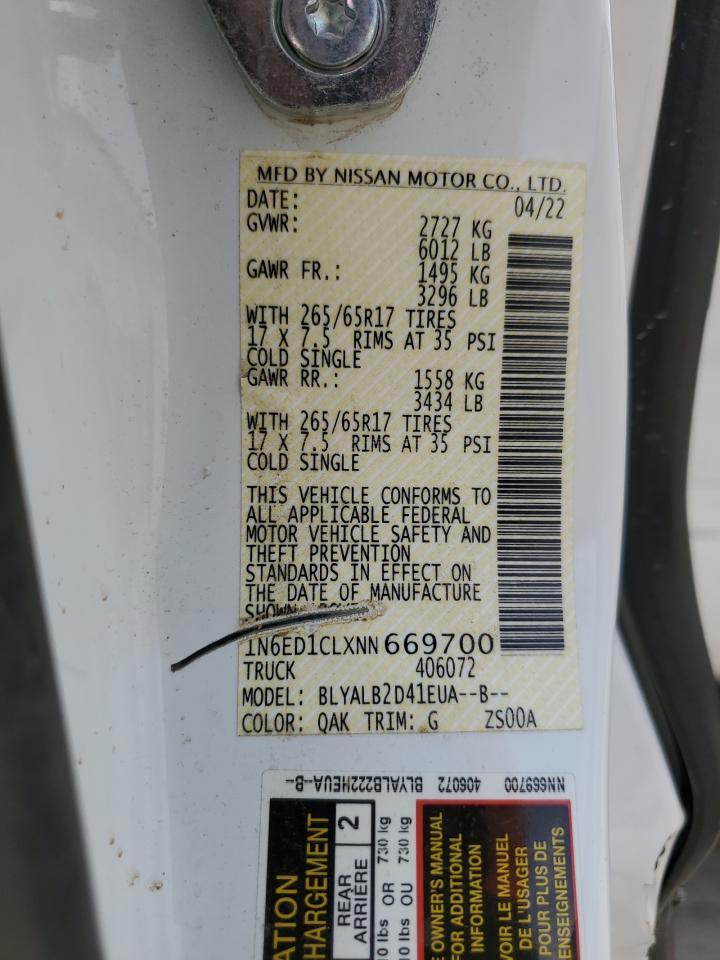 2022 NISSAN Frontier