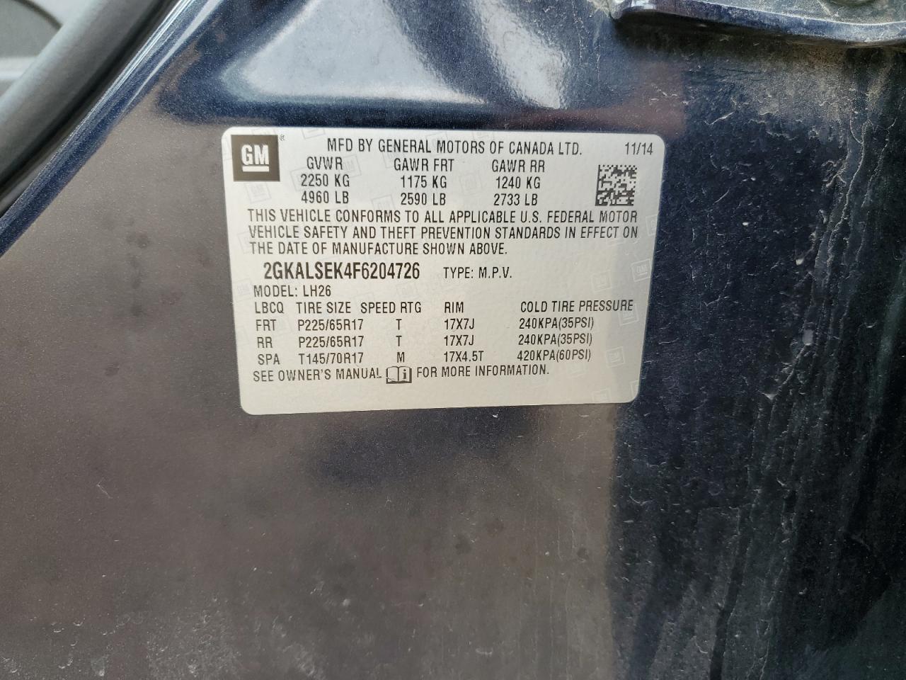 2015 GMC Terrain