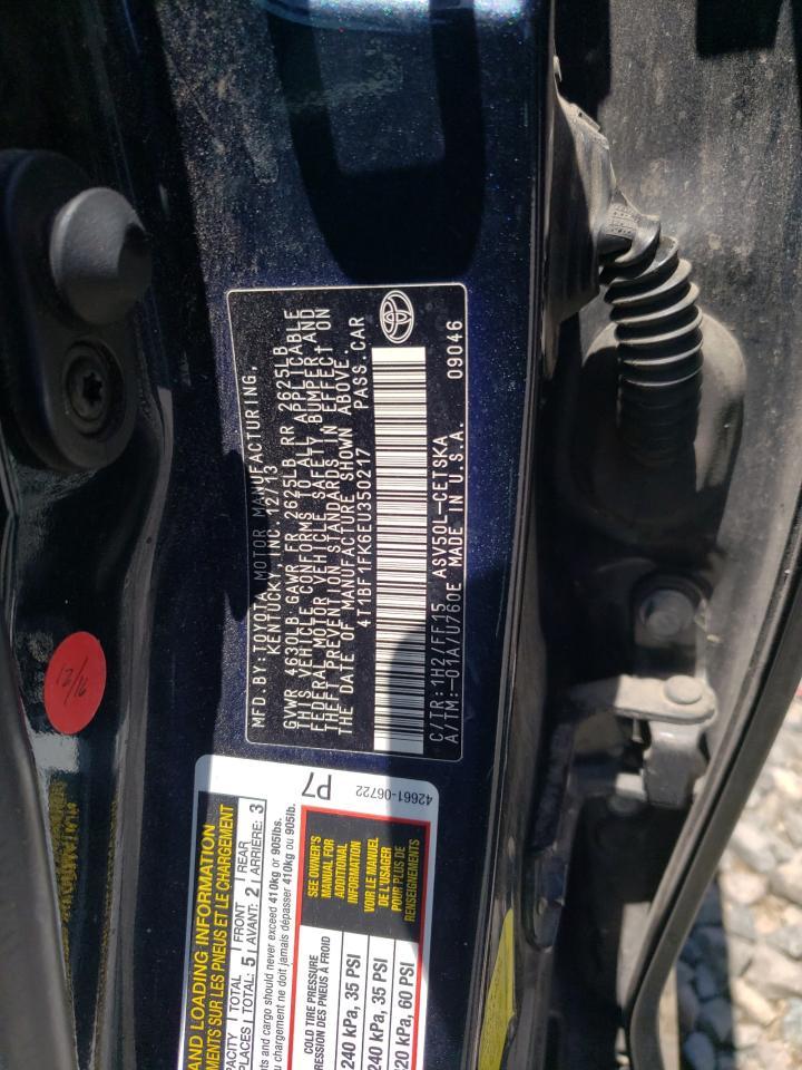 2014 TOYOTA CAMRY