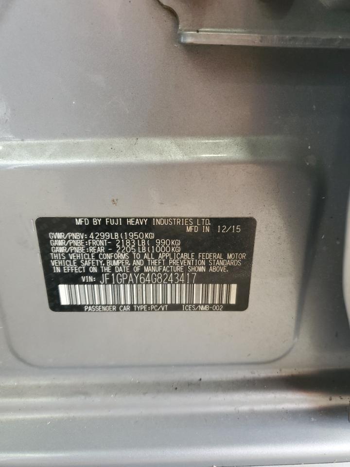 2016 SUBARU IMPREZA