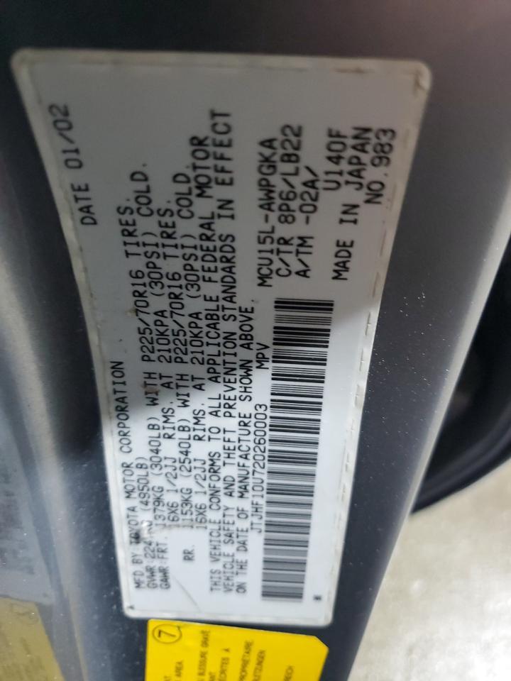 2002 LEXUS Rx 300