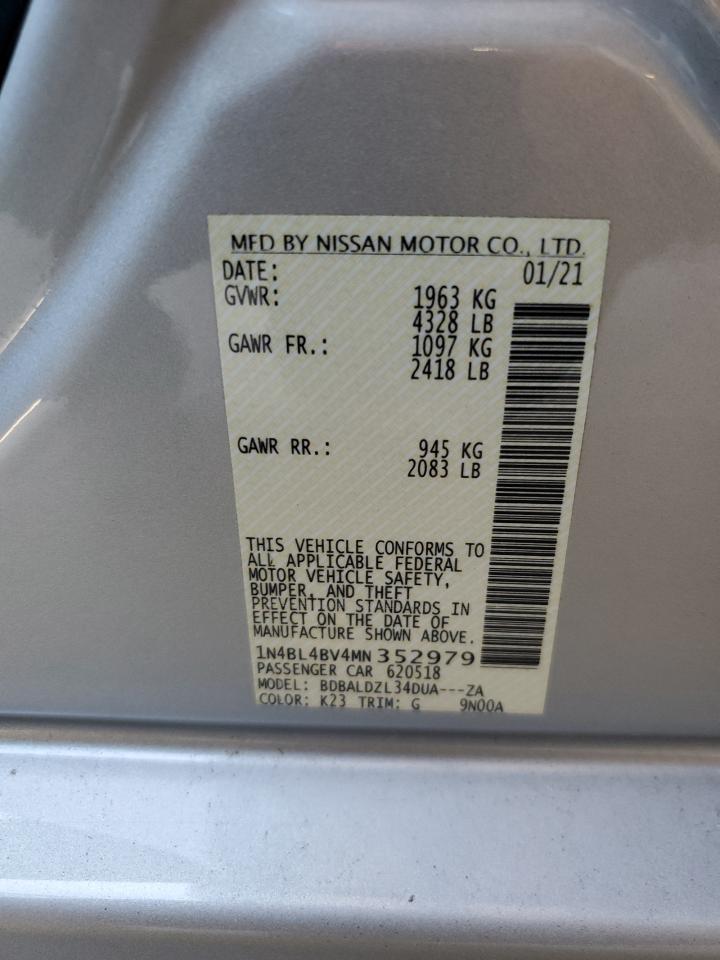 2021 NISSAN ALTIMA