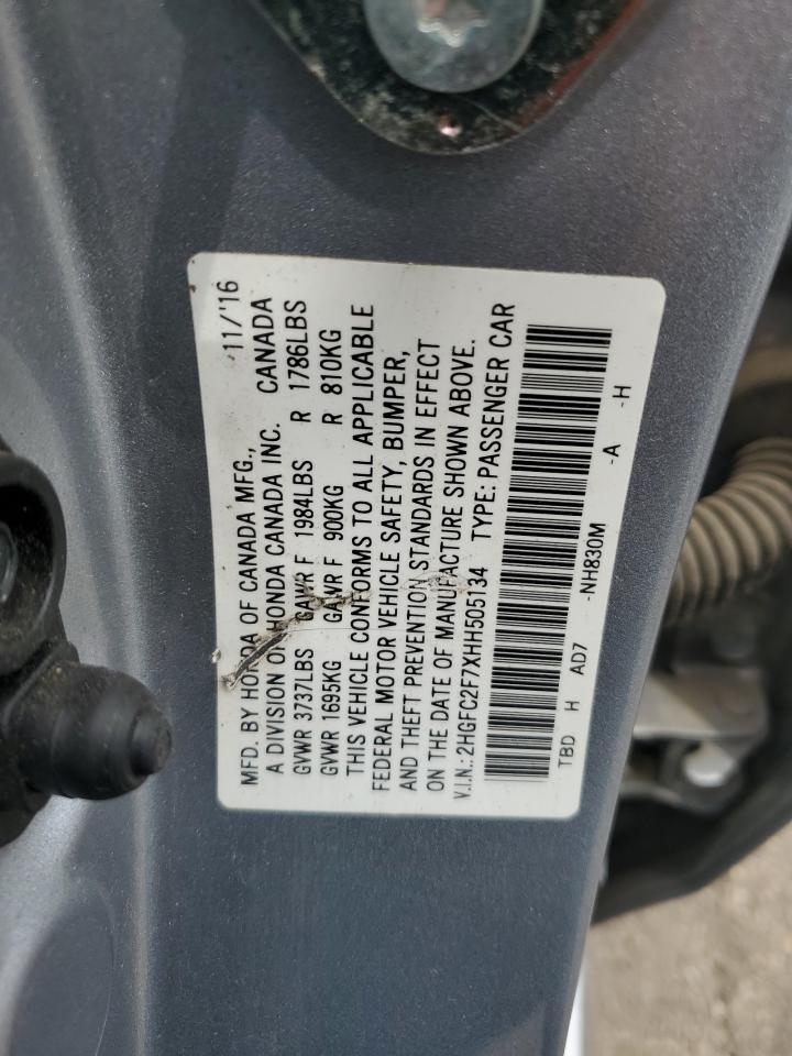 2017 HONDA CIVIC