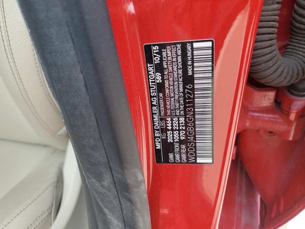 2016 MERCEDES-BENZ CLA-Class