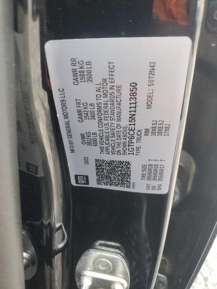 2022 GMC CANYON
