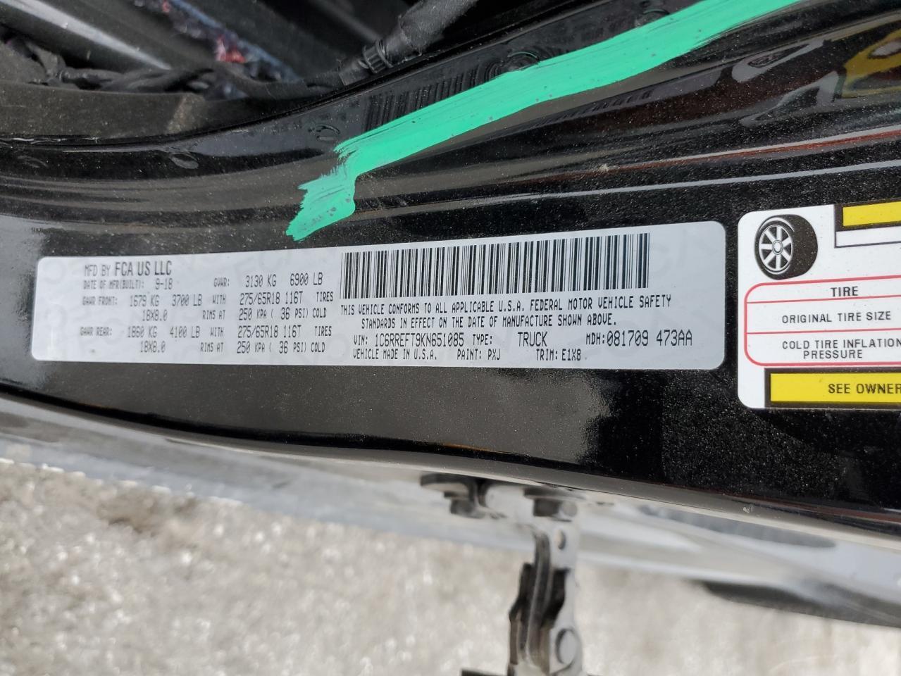 2019 RAM 1500