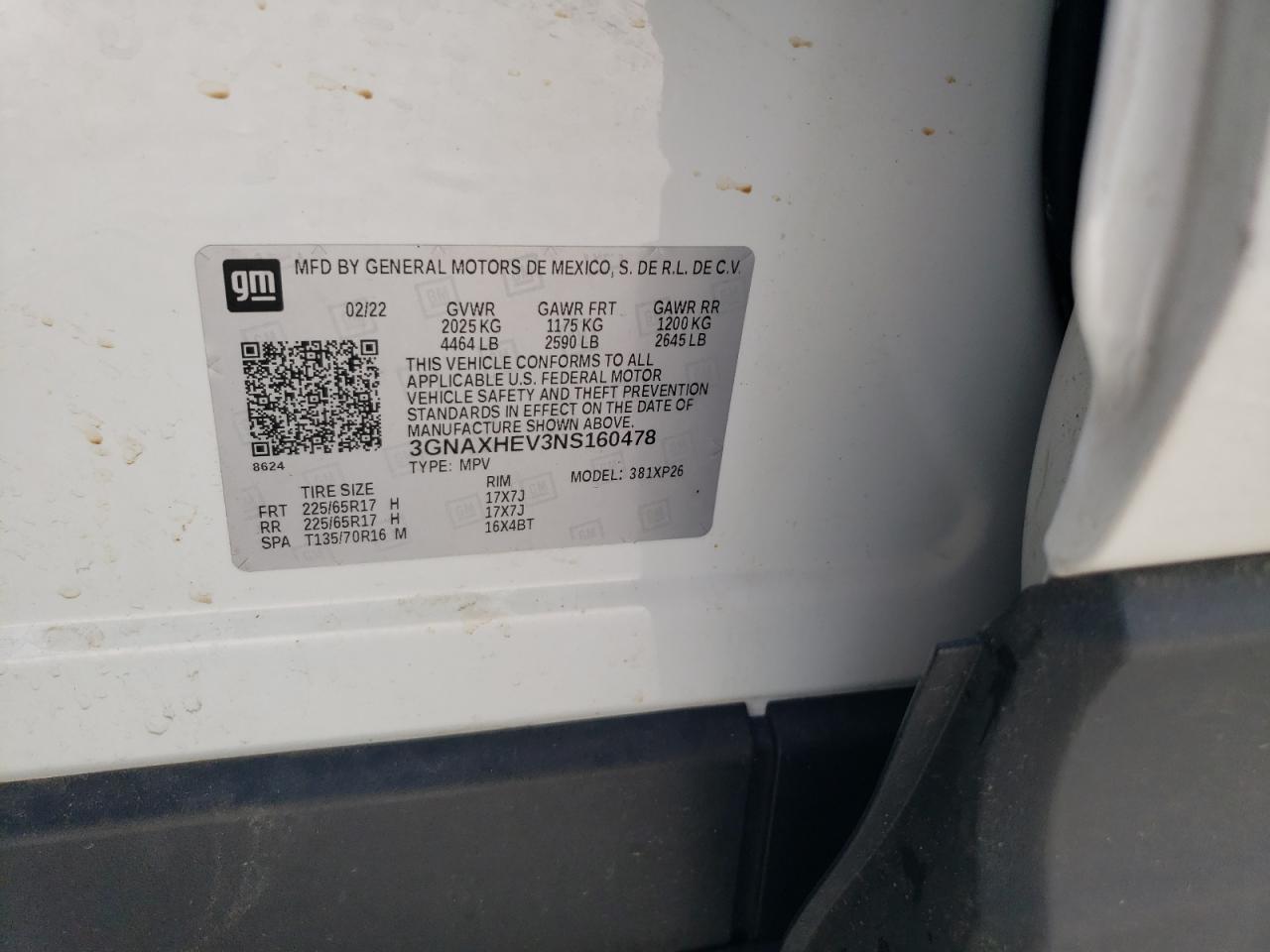 2022 CHEVROLET EQUINOX