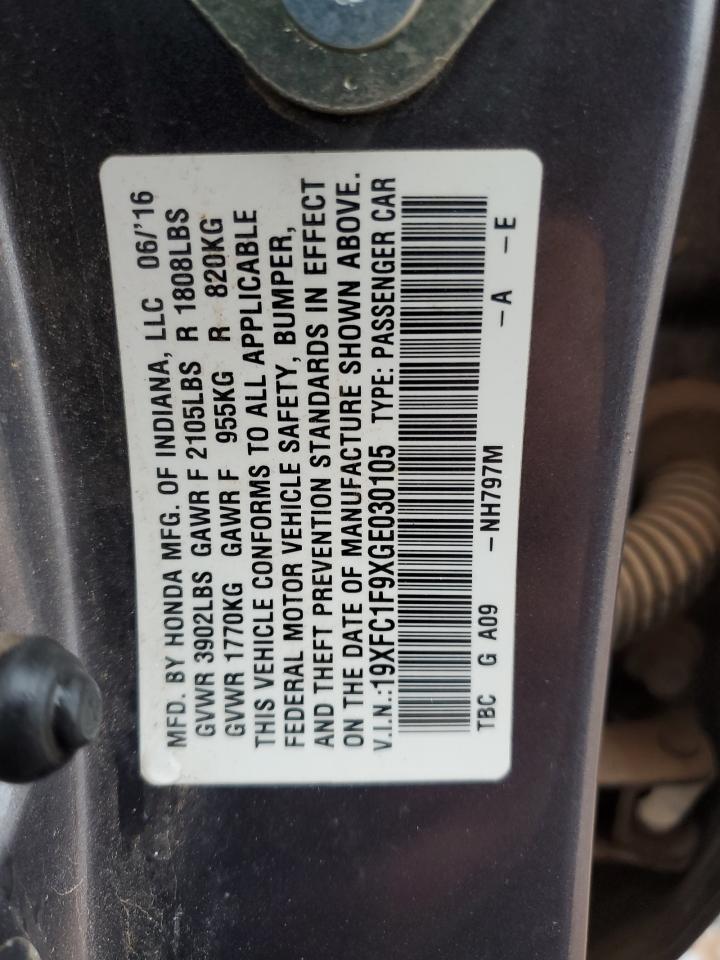 2016 HONDA CIVIC