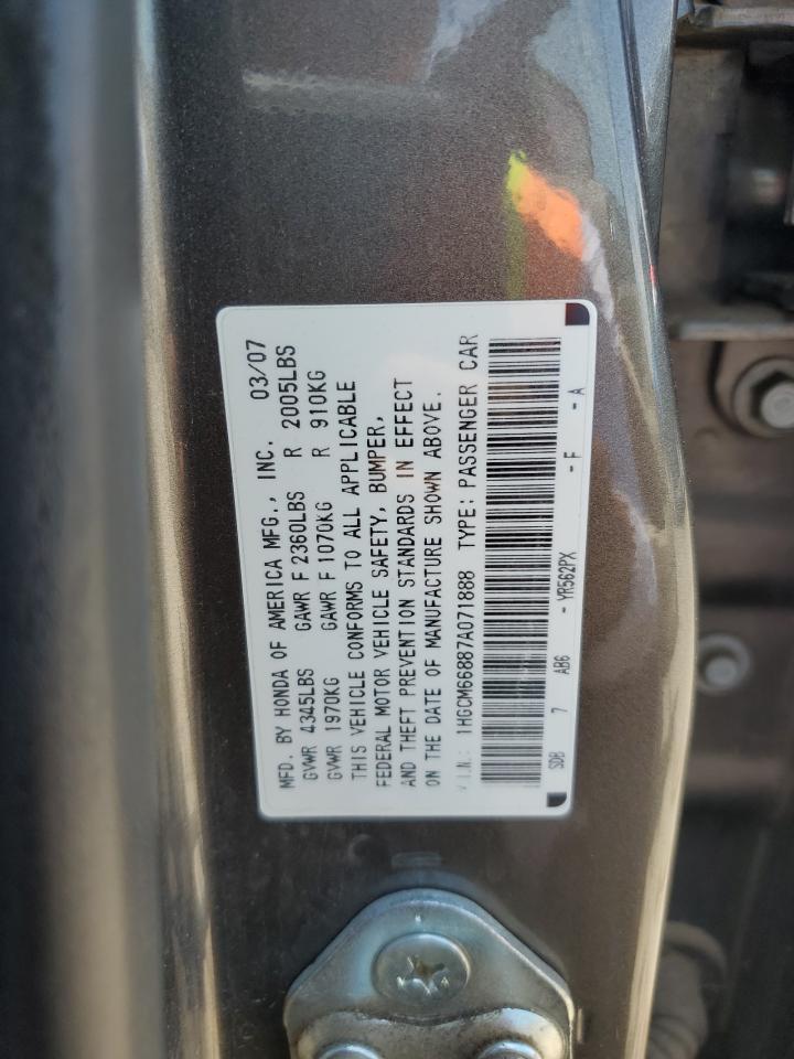 2007 HONDA ACCORD