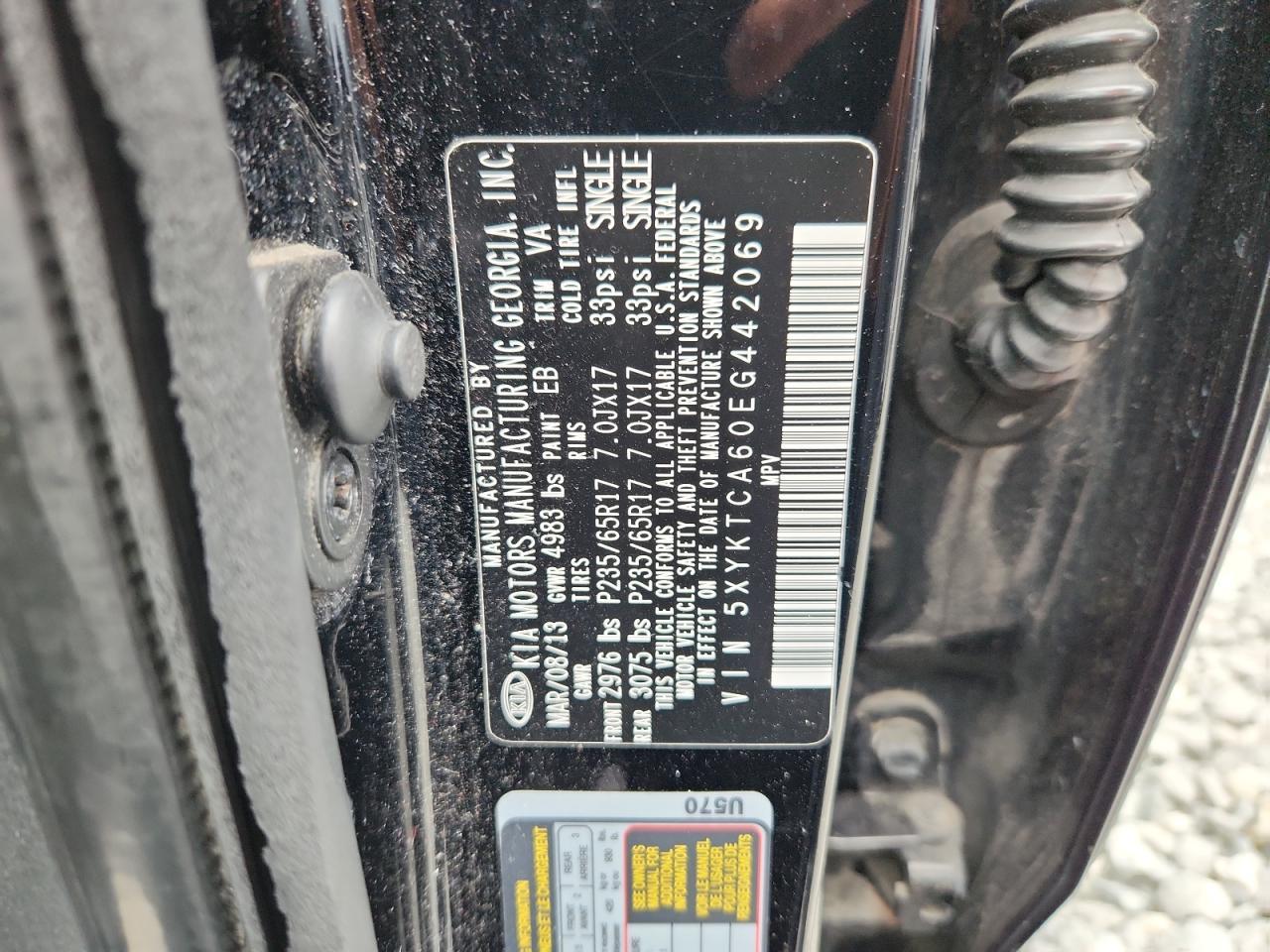 2014 KIA SORENTO