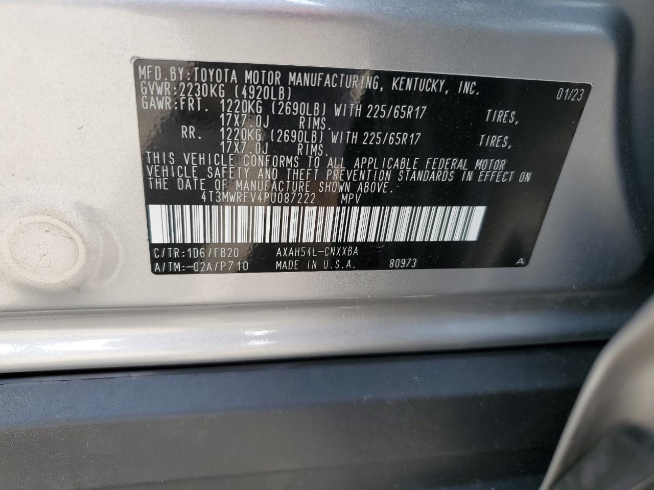 2023 TOYOTA RAV4