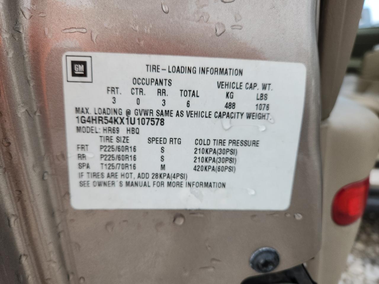 2001 BUICK Lesabre