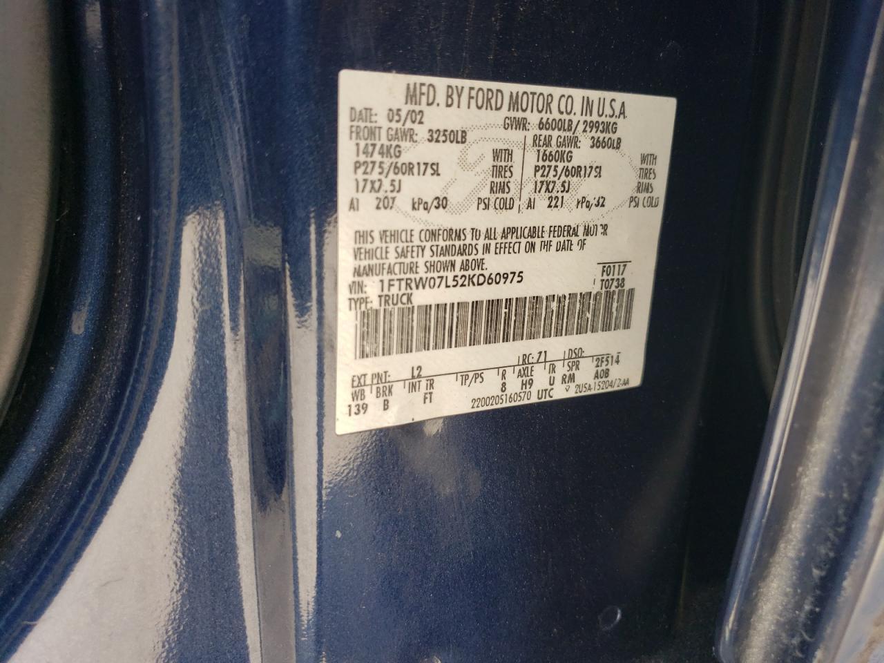 2002 FORD F-150