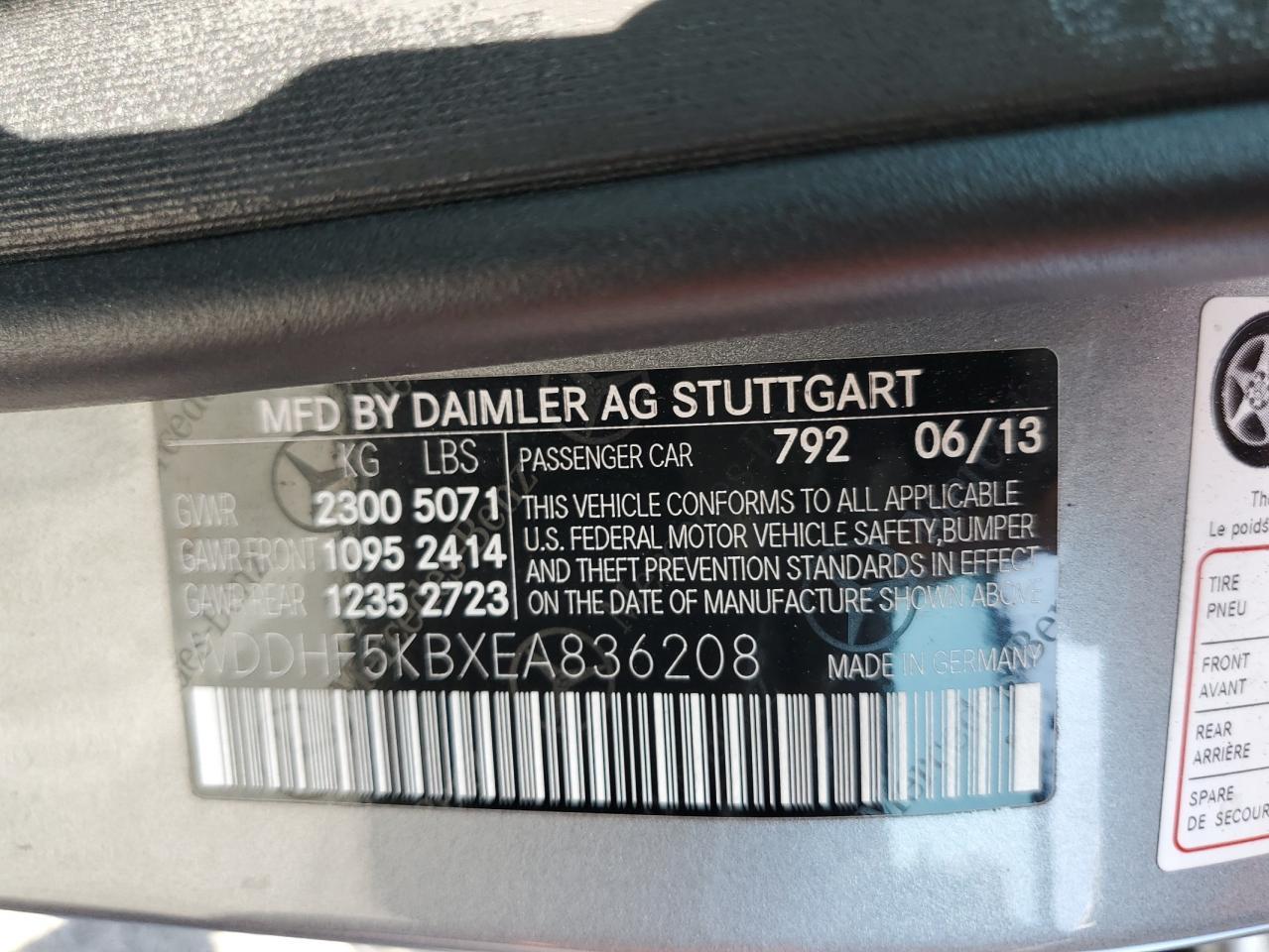 2014 MERCEDES-BENZ E-Class