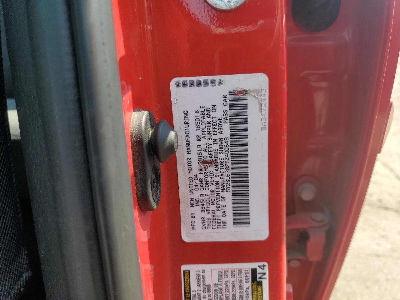 2005 PONTIAC VIBE