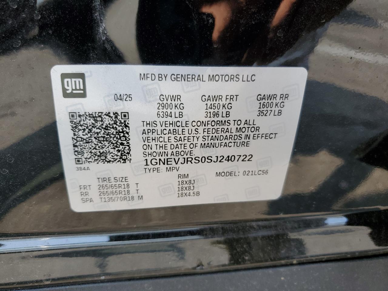 2025 CHEVROLET TRAVERSE