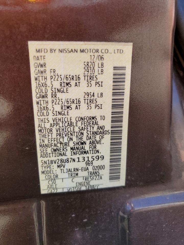 2007 NISSAN Quest