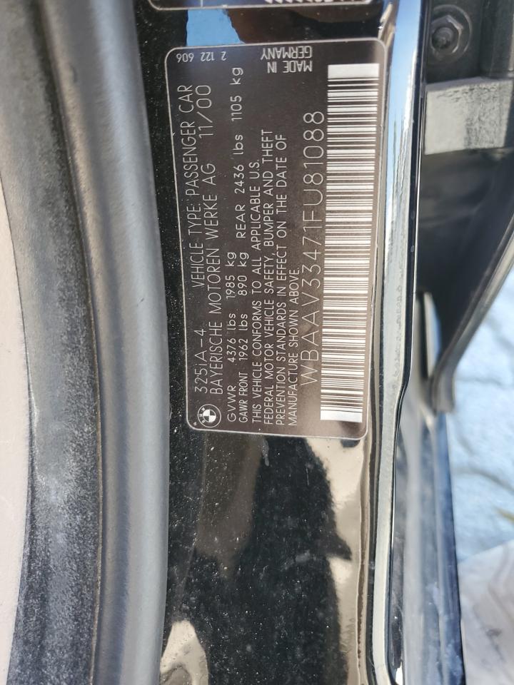 2001 BMW 3 SERIES