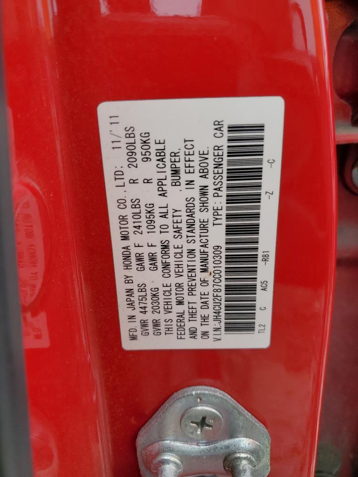 2012 ACURA TSX