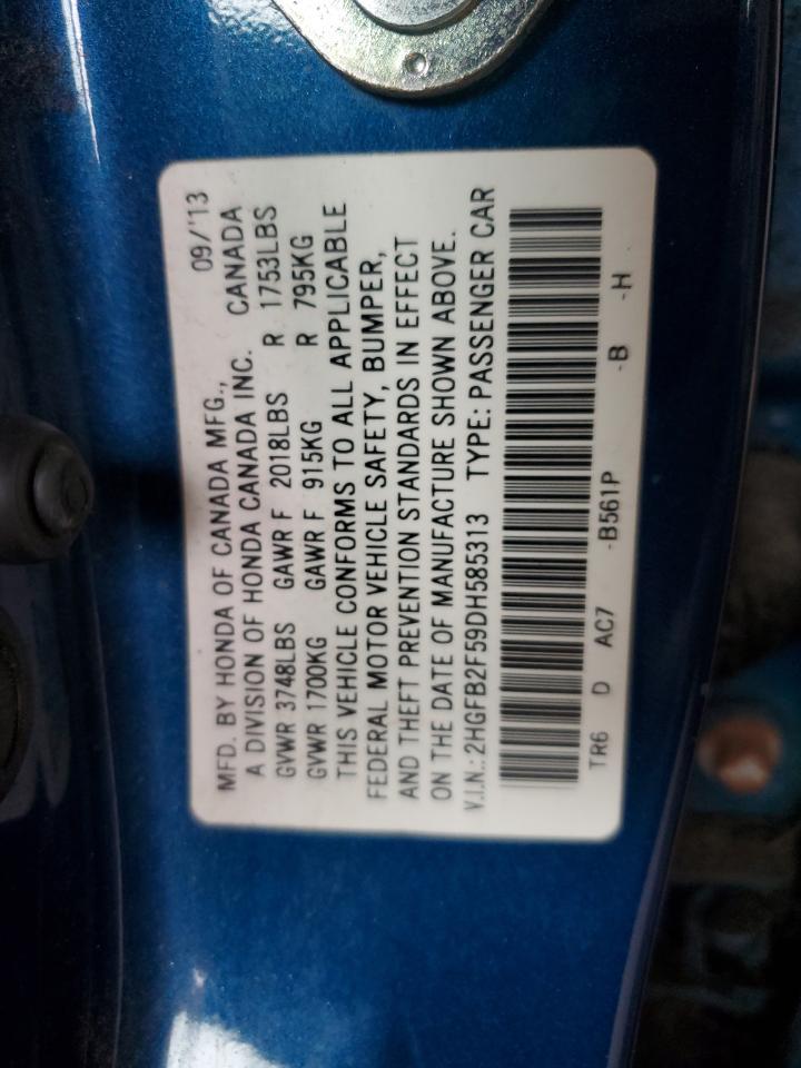 2013 HONDA CIVIC
