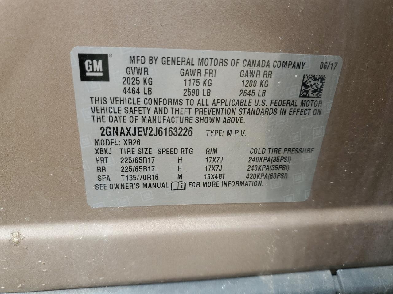 2018 CHEVROLET EQUINOX