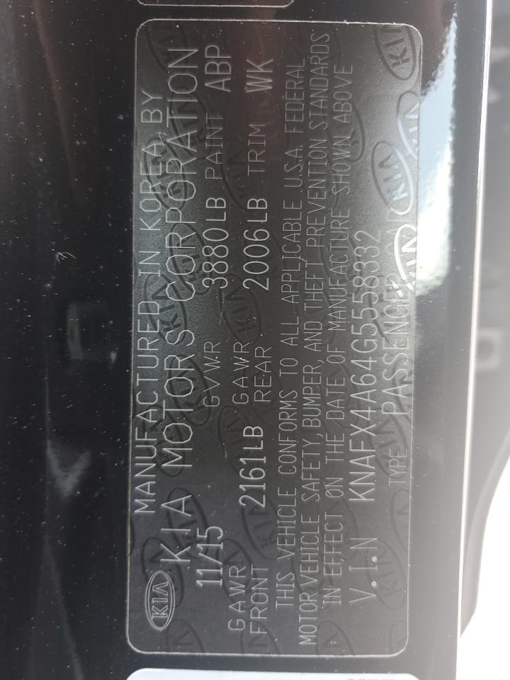 2016 KIA FORTE