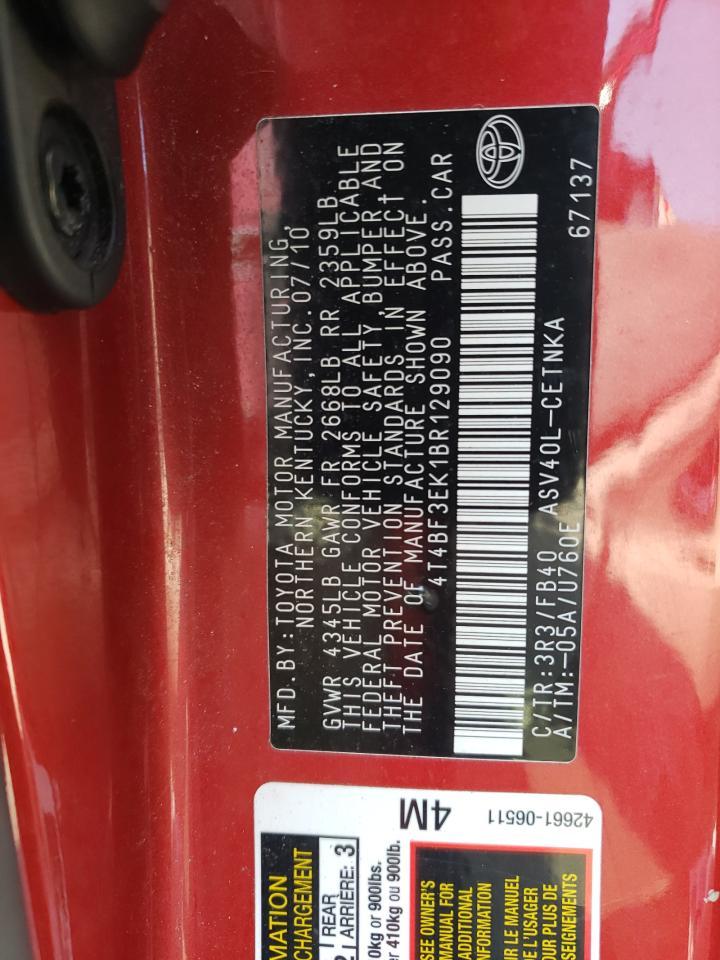 2011 TOYOTA CAMRY