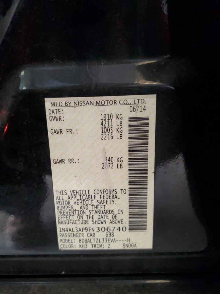 2015 NISSAN ALTIMA