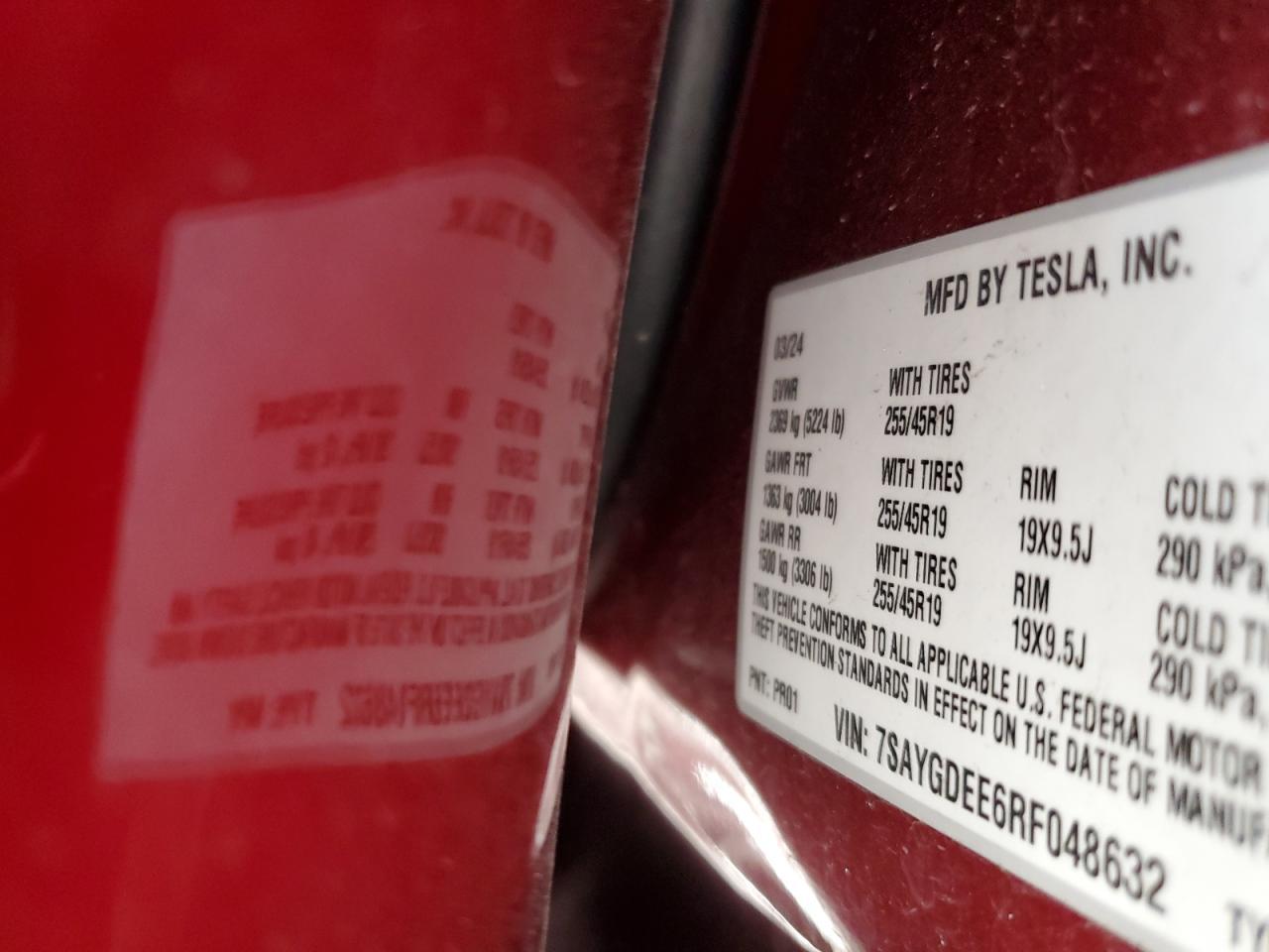 2024 TESLA MODEL Y