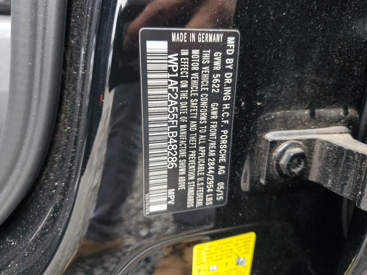 2015 PORSCHE Macan