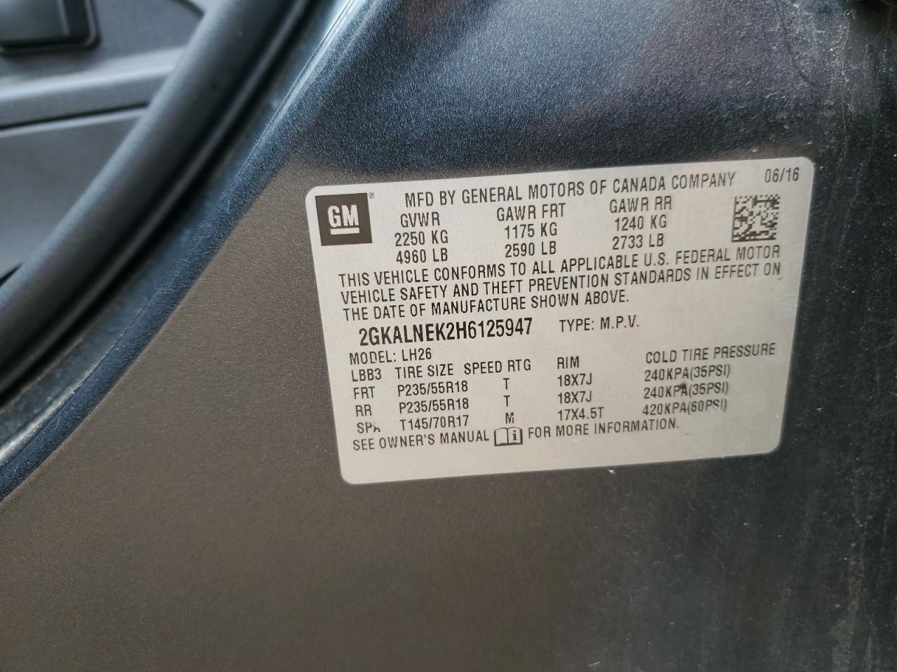 2017 GMC Terrain