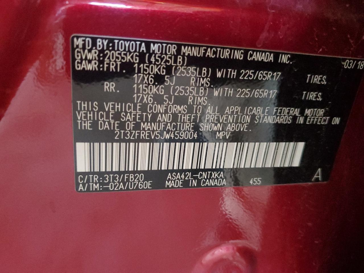 2018 TOYOTA RAV4