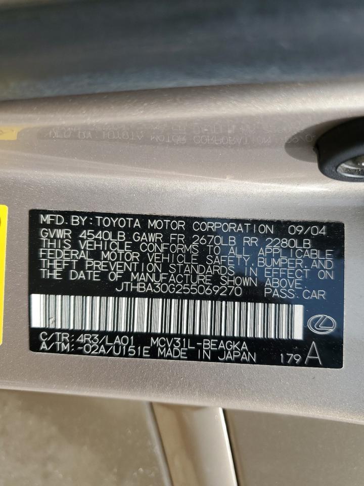 2005 LEXUS ES 330